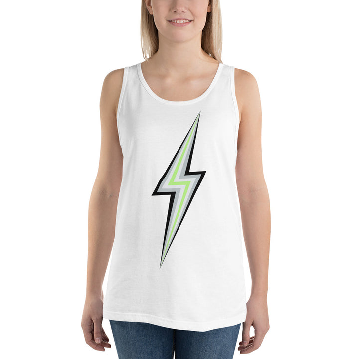 Agender Pride Lightning Tank Top Vests and Tank Tops The Rainbow Stores