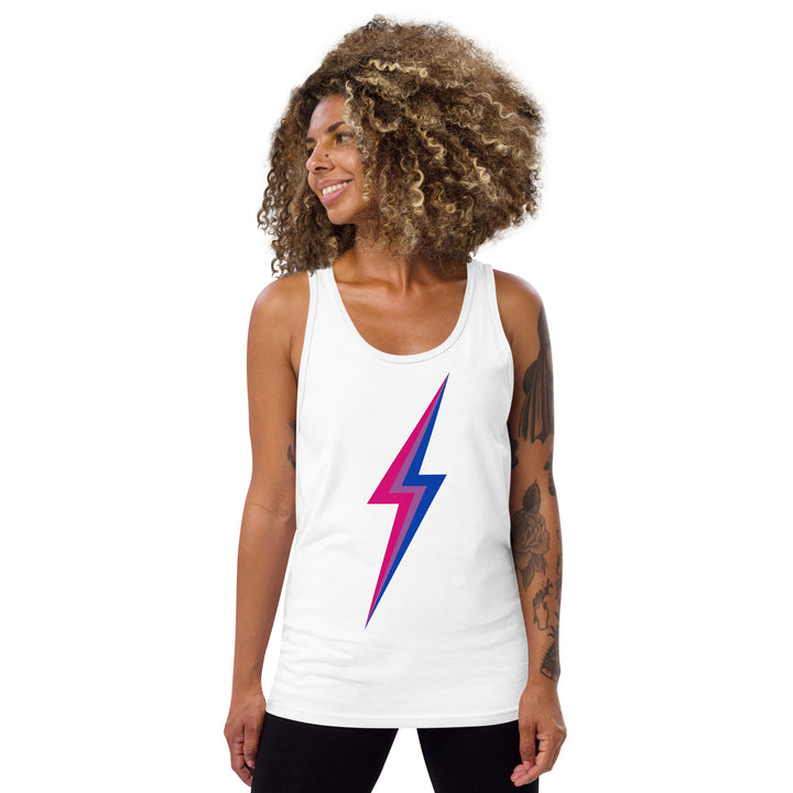 Bisexual Pride Lightning Tank Top Vests and Tank Tops The Rainbow Stores