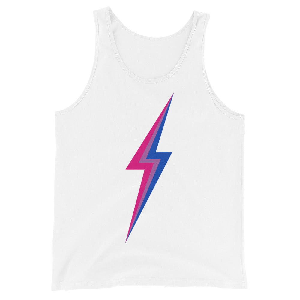Bisexual Pride Lightning Tank Top Vests and Tank Tops The Rainbow Stores
