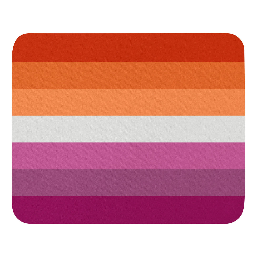 Lesbian Pride Flag Mouse Pad/Mouse Mat The Rainbow Stores