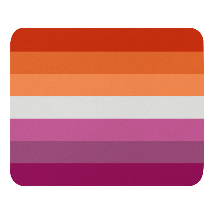 Lesbian Pride Flag Mouse Pad/Mouse Mat The Rainbow Stores