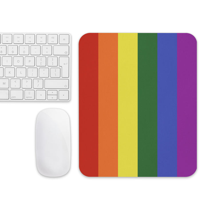 Rainbow Pride Flag Mouse Pad/Mouse Mat The Rainbow Stores