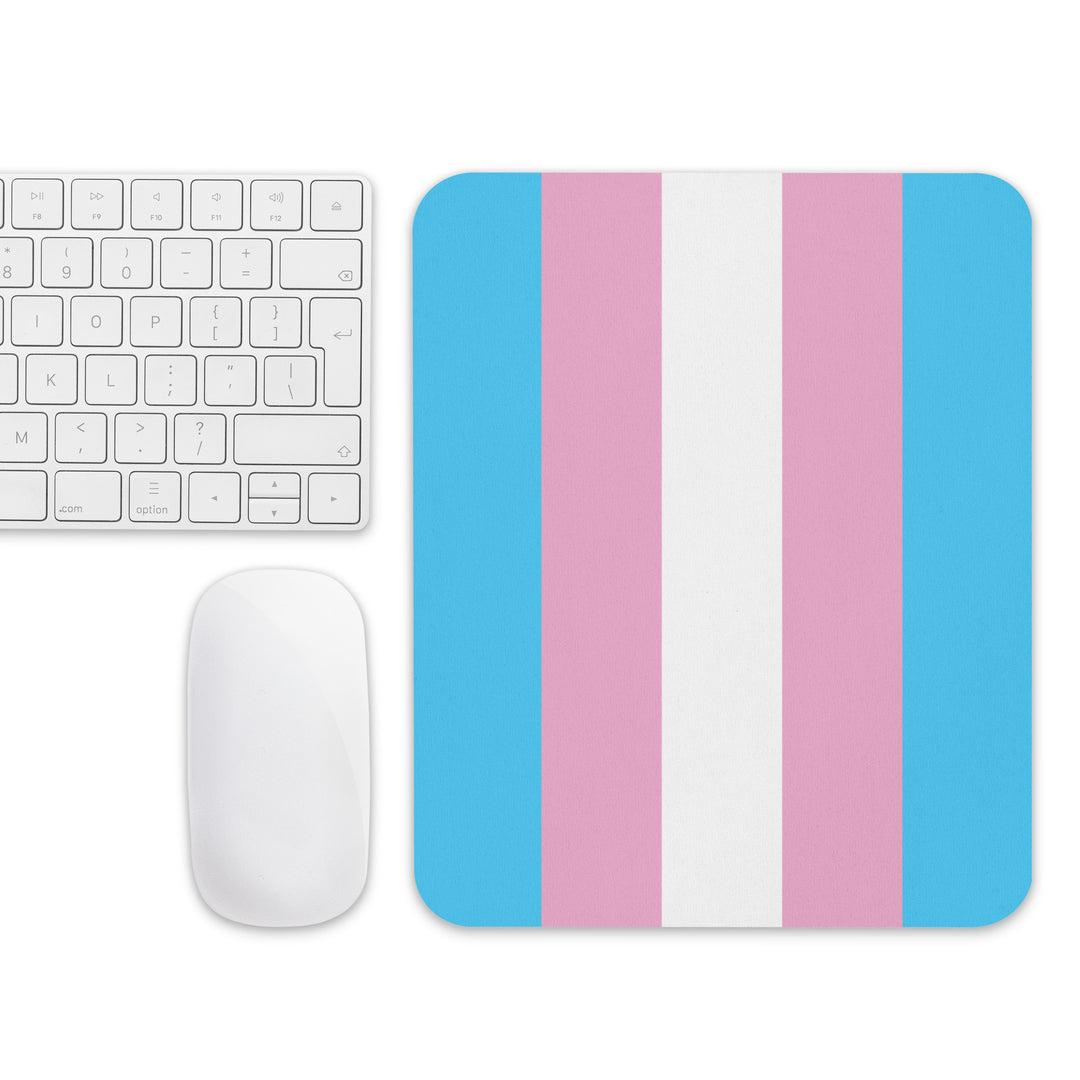 Trans Pride Flag Mouse Pad/Mouse Mat The Rainbow Stores
