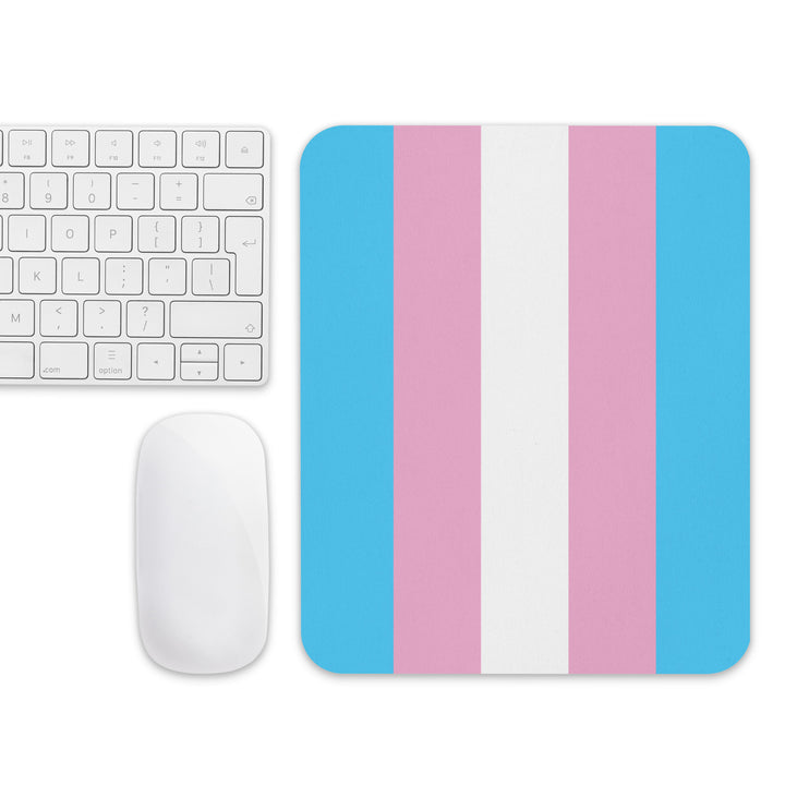 Trans Pride Flag Mouse Pad/Mouse Mat The Rainbow Stores