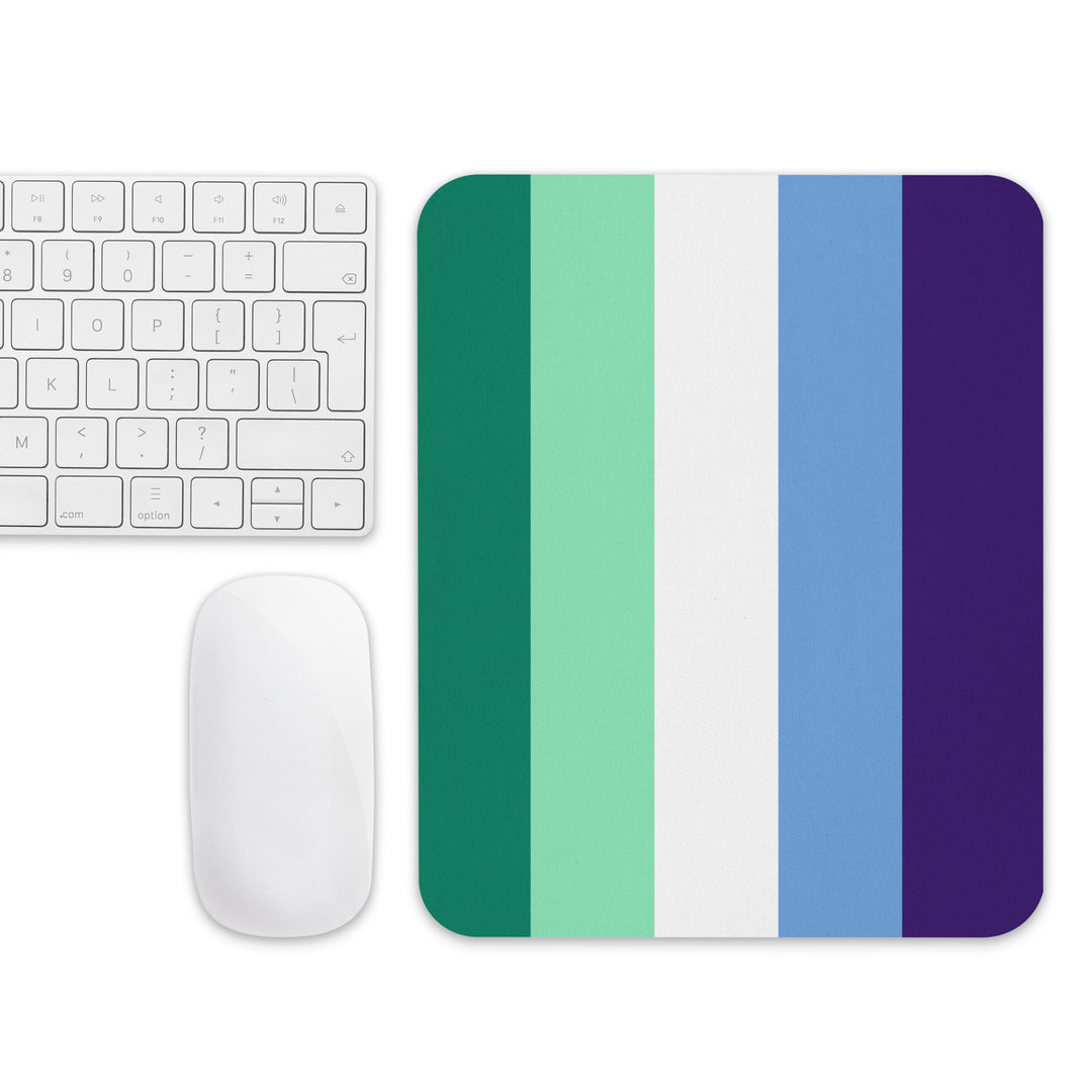 Gay Men's Pride Flag Mouse Pad/Mouse Mat