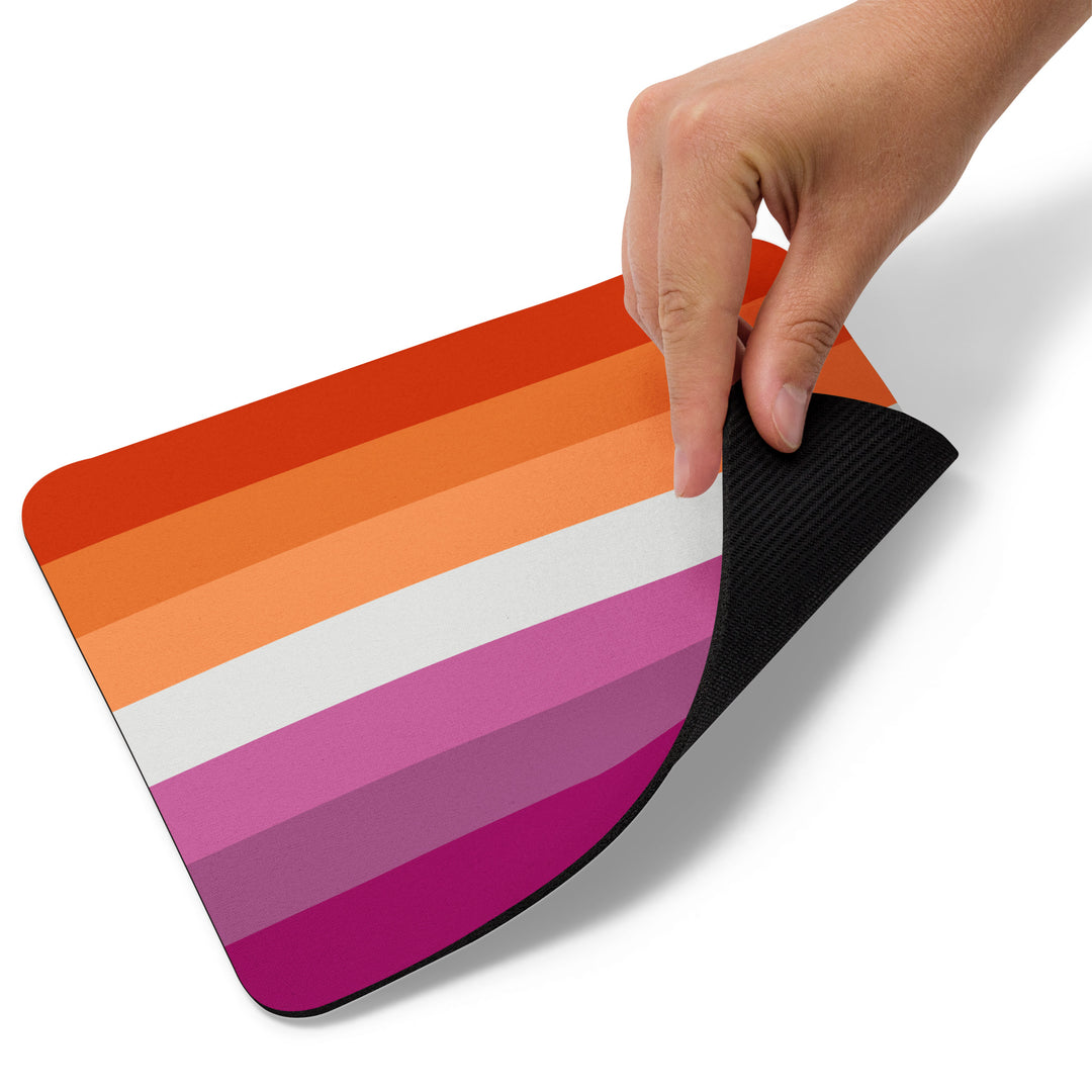 Lesbian Pride Flag Mouse Pad/Mouse Mat The Rainbow Stores