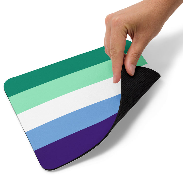 Gay Men's Pride Flag Mouse Pad/Mouse Mat