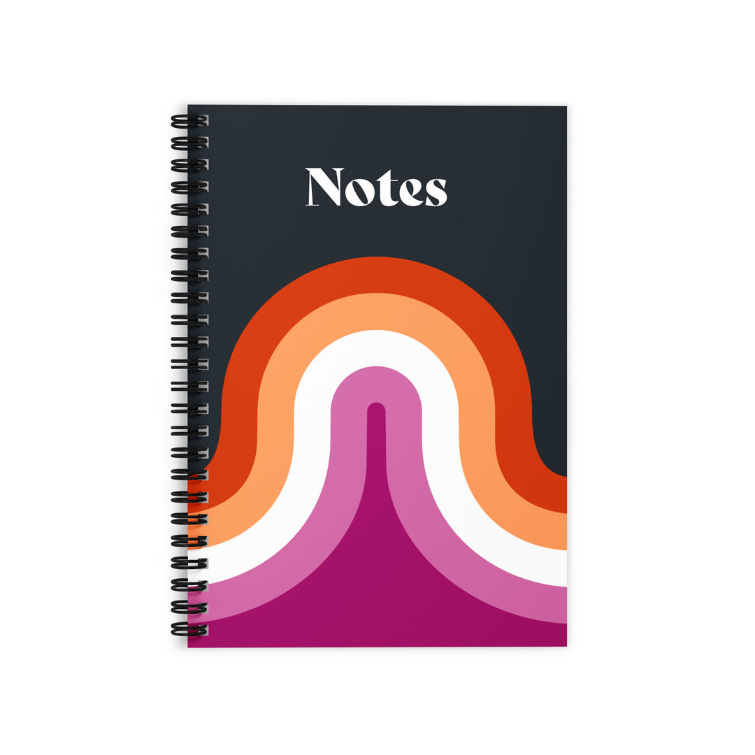 70s Lesbian Design Notebook Notebooks The Rainbow Stores