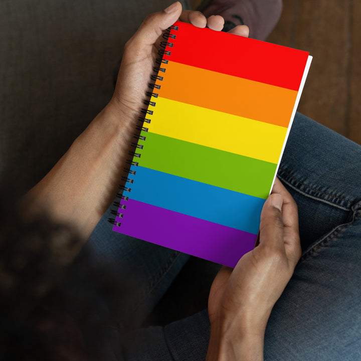 Rainbow Pride Flag Spiral Notebook Notebooks The Rainbow Stores