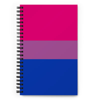 Bisexual Pride Flag Spiral Notebook Notebooks The Rainbow Stores