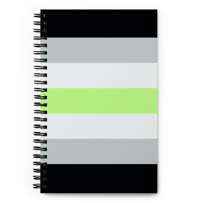 Agender Pride Flag Spiral Notebook  The Rainbow Stores