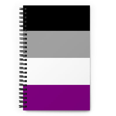 Asexual Pride Flag Spiral Notebook Notebooks The Rainbow Stores