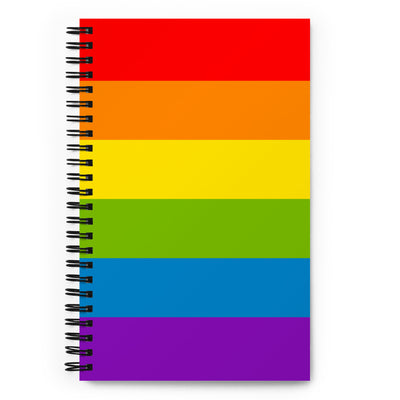 Rainbow Pride Flag Spiral Notebook Notebooks The Rainbow Stores