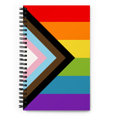 Progress Pride Flag Spiral Notebook  The Rainbow Stores