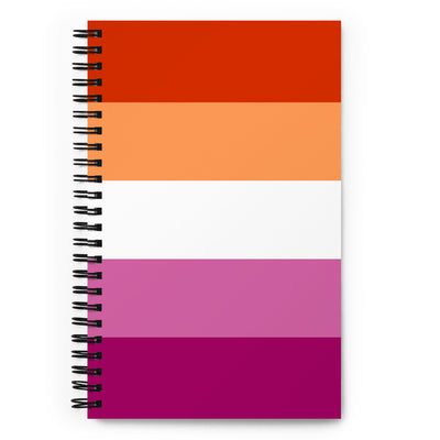 Lesbian Pride Flag Spiral Notebook Notebooks The Rainbow Stores