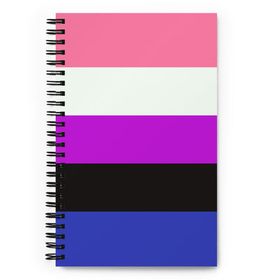 Gender Fluid Pride Flag Spiral Notebook Notebooks The Rainbow Stores