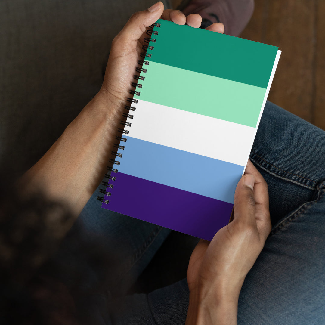 Gay Men's Pride Flag Spiral Notebook – The Rainbow Stores