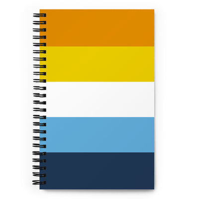 AroAce Pride Flag Spiral Notebook Notebooks The Rainbow Stores