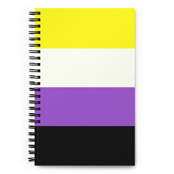 Non-Binary Pride Flag Spiral Notebook Notebooks The Rainbow Stores