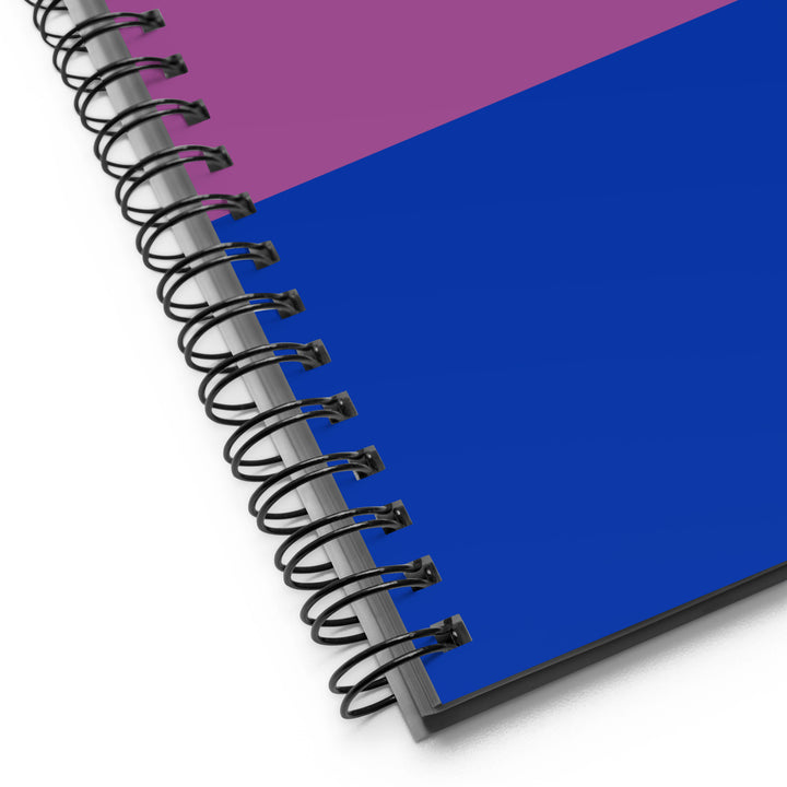 Bisexual Pride Flag Spiral Notebook Notebooks The Rainbow Stores