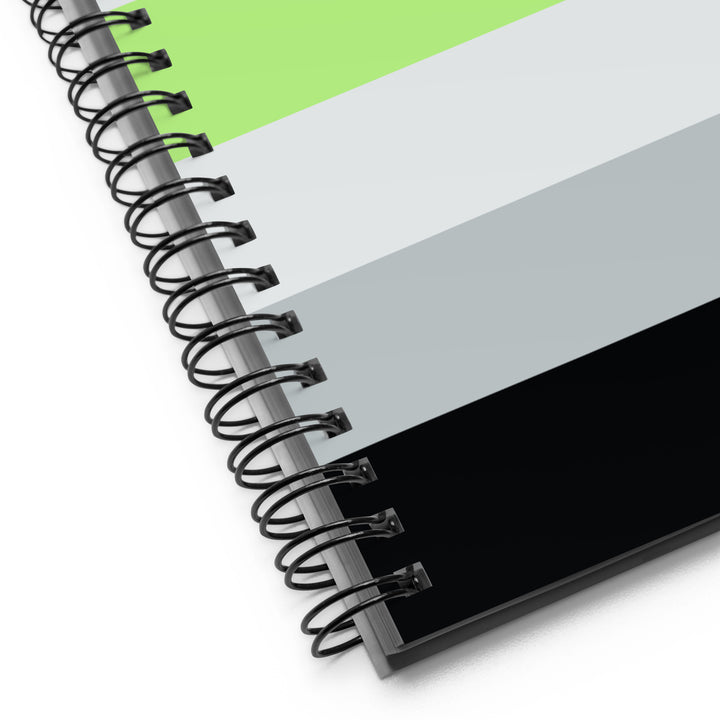 Agender Pride Flag Spiral Notebook  The Rainbow Stores