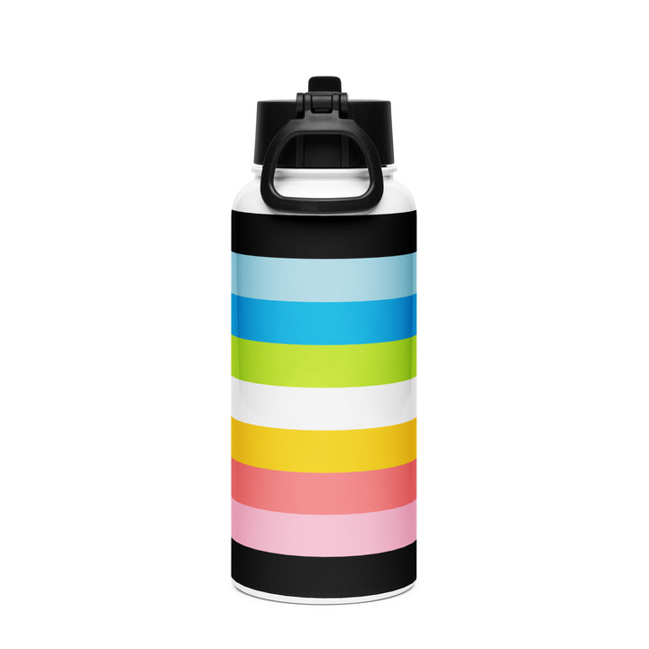 Queer Pride Flag Stainless Steel Water Bottle Water Bottle The Rainbow Stores
