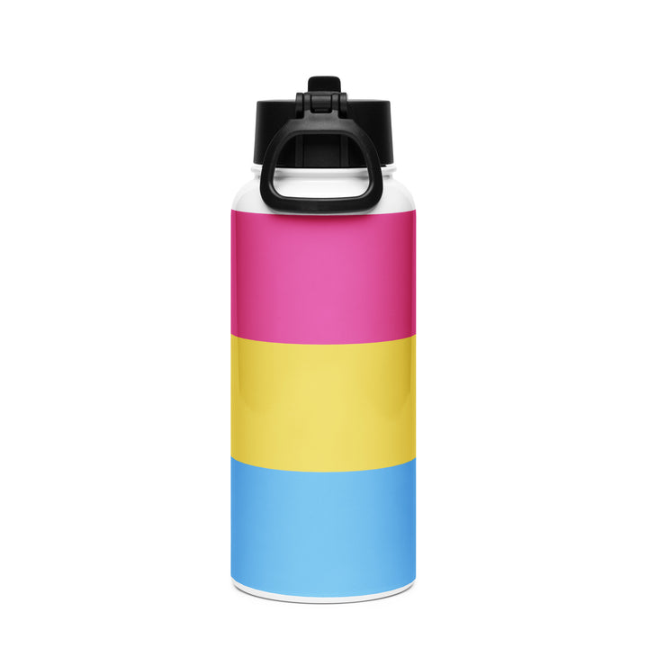 Pansexual Pride Flag Stainless Steel Water Bottle Water Bottle The Rainbow Stores