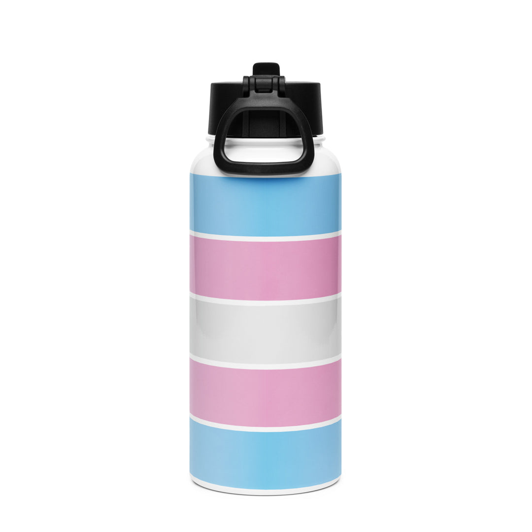 Trans Rights Are Human Rights Stainless Steel Water Bottle