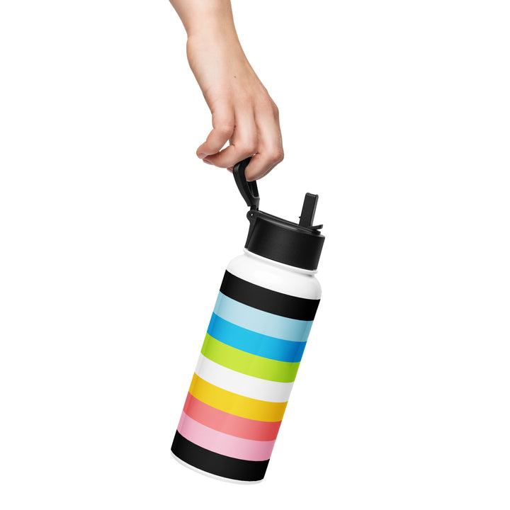 Queer Pride Flag Stainless Steel Water Bottle Water Bottle The Rainbow Stores