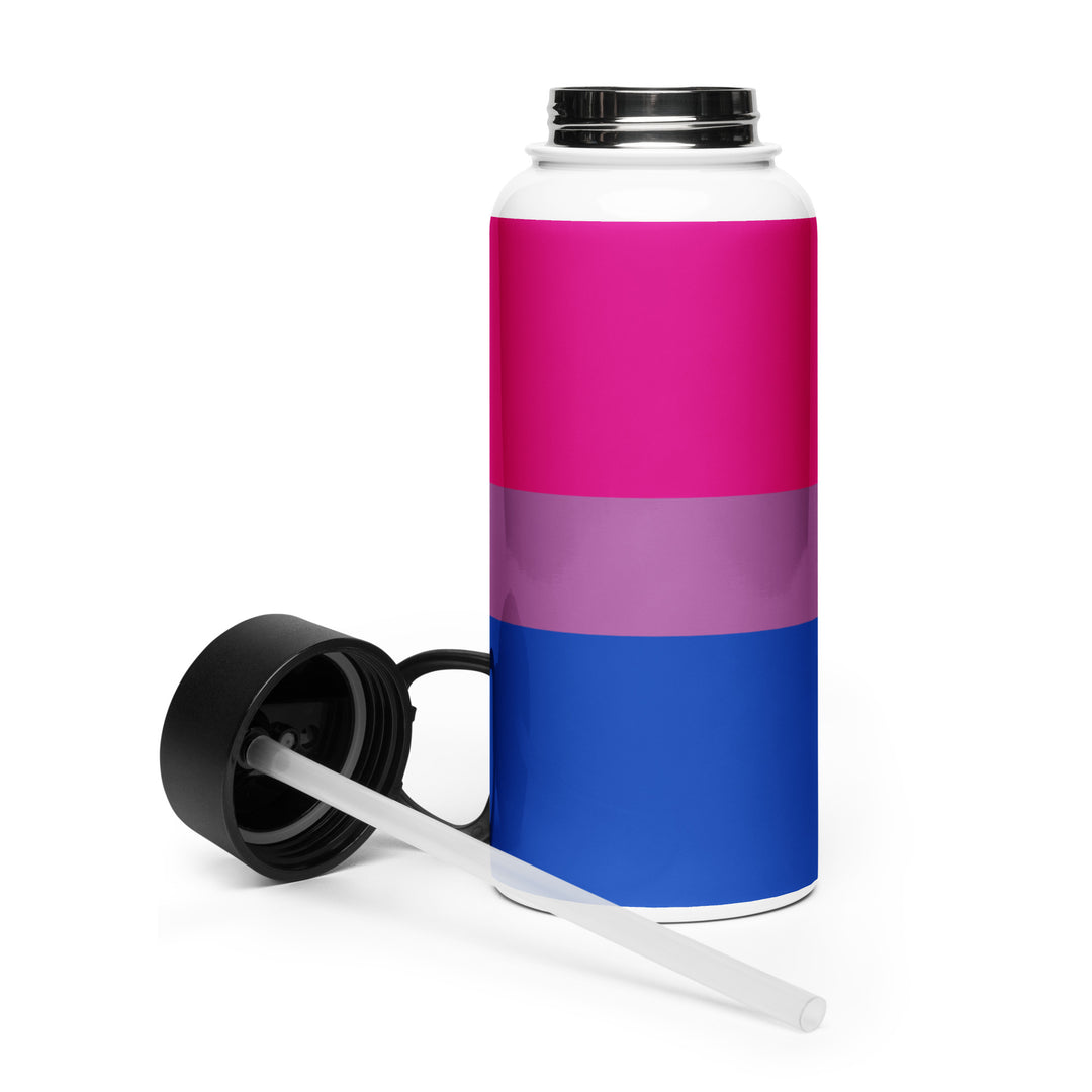 Bisexual Pride Flag Stainless Steel Water Bottle Water Bottle The Rainbow Stores
