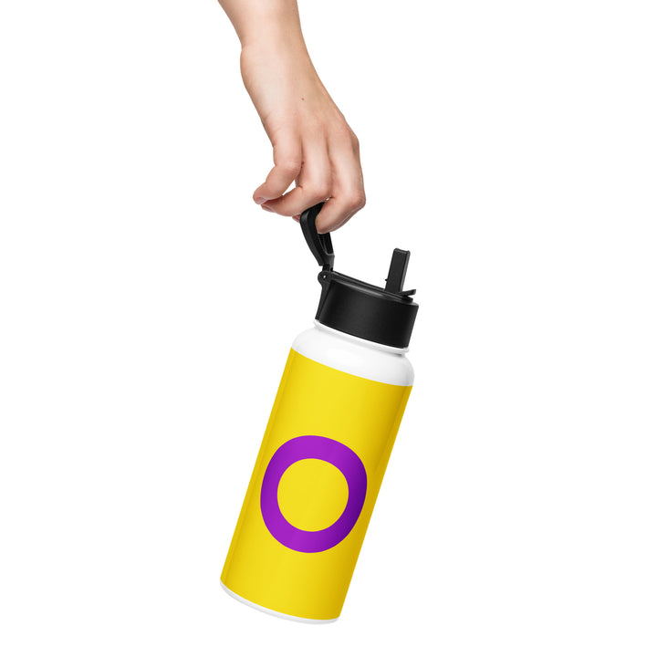 Intersex Pride Flag Stainless Steel Water Bottle