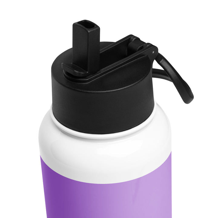 Genderqueer Pride Flag Stainless Steel Water Bottle