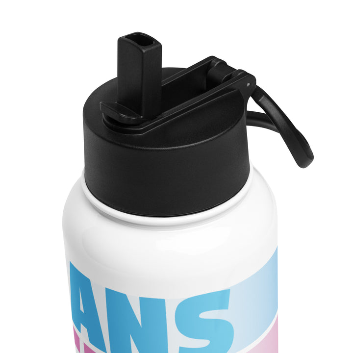 Trans Rights Are Human Rights Stainless Steel Water Bottle