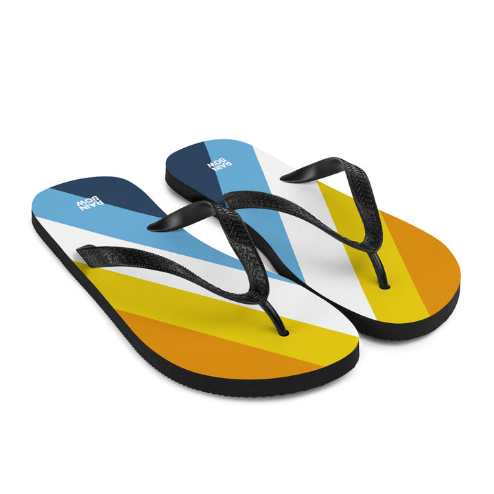 AroAce Diagonal Pride Flag Flip-Flops Flip Flops The Rainbow Stores