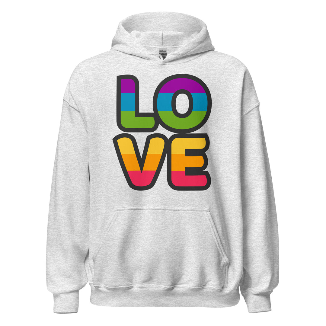Love Pop Art Hoodie Hoodies The Rainbow Stores