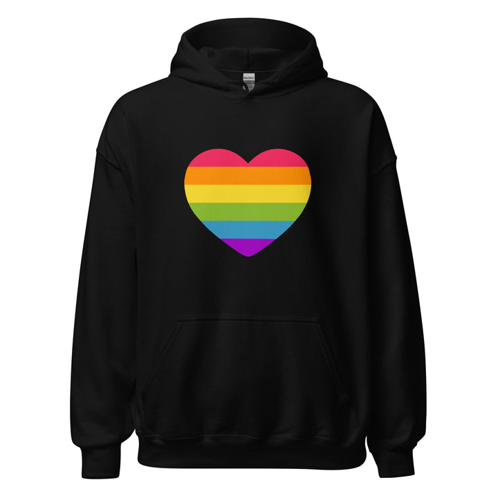 Rainbow Pride Flag Heart Hoodie Hoodies The Rainbow Stores