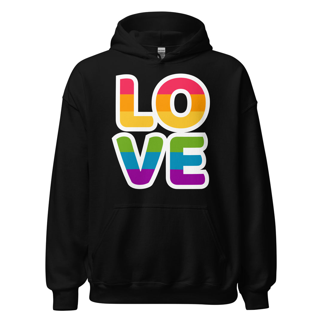 Love Pop Art Hoodie Hoodies The Rainbow Stores
