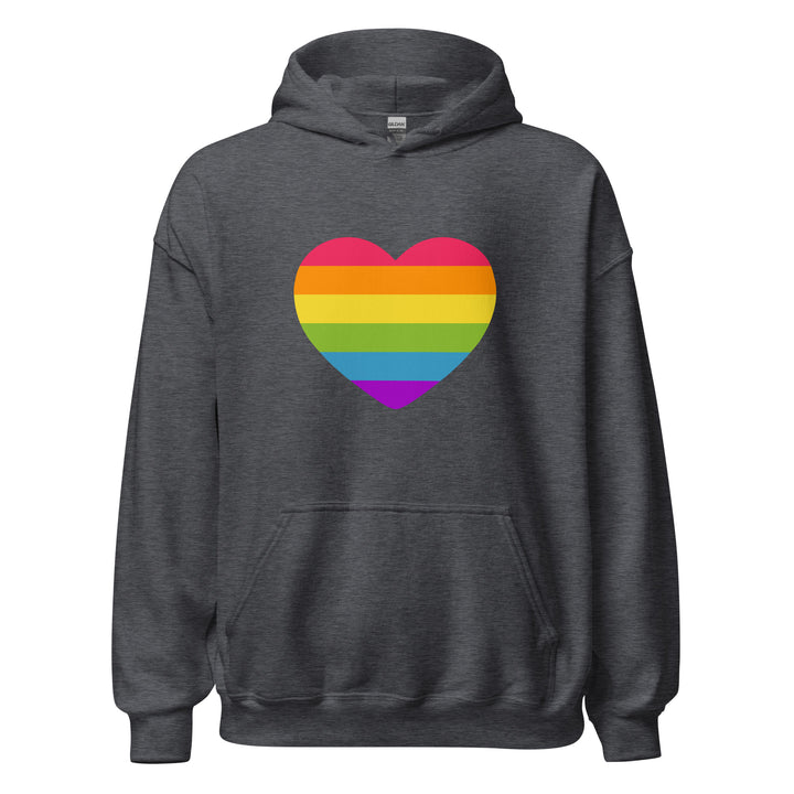 Rainbow Pride Flag Heart Hoodie Hoodies The Rainbow Stores