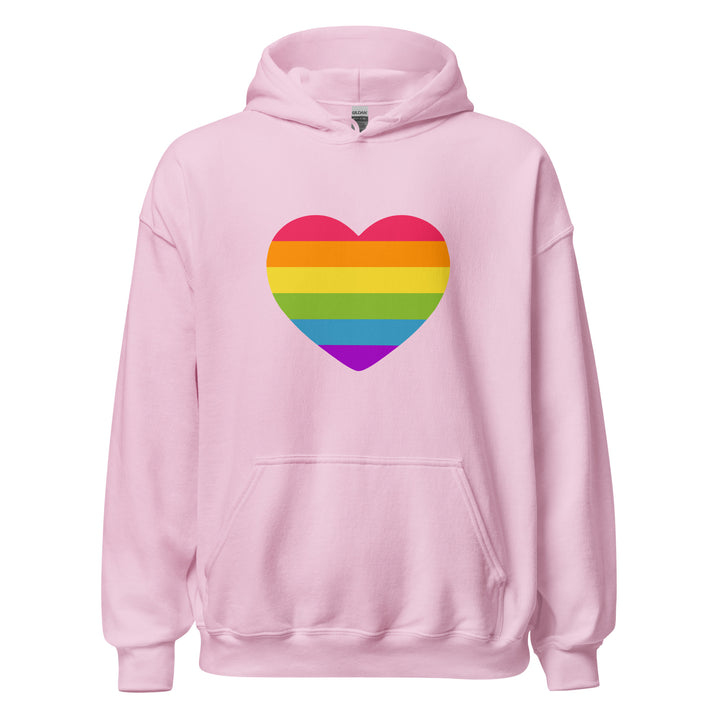 Rainbow Pride Flag Heart Hoodie Hoodies The Rainbow Stores
