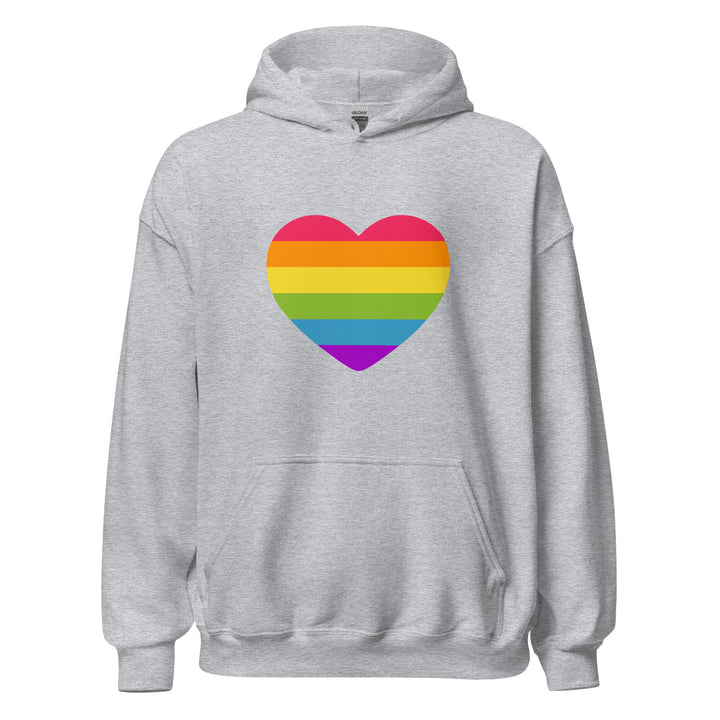 Rainbow Pride Flag Heart Hoodie Hoodies The Rainbow Stores