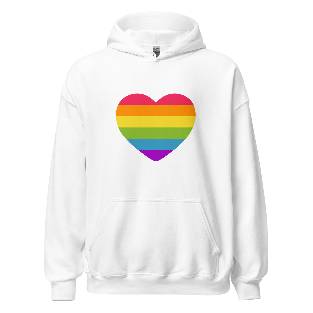 Rainbow Pride Flag Heart Hoodie Hoodies The Rainbow Stores