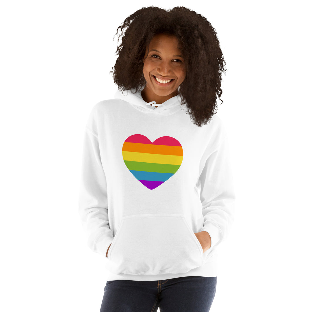 Rainbow Pride Flag Heart Hoodie Hoodies The Rainbow Stores