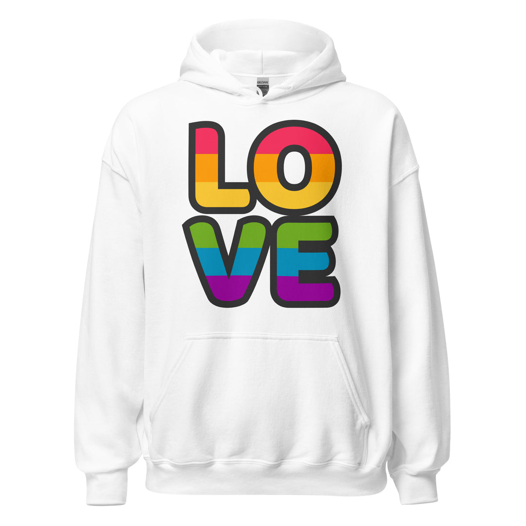 Love Pop Art Hoodie Hoodies The Rainbow Stores