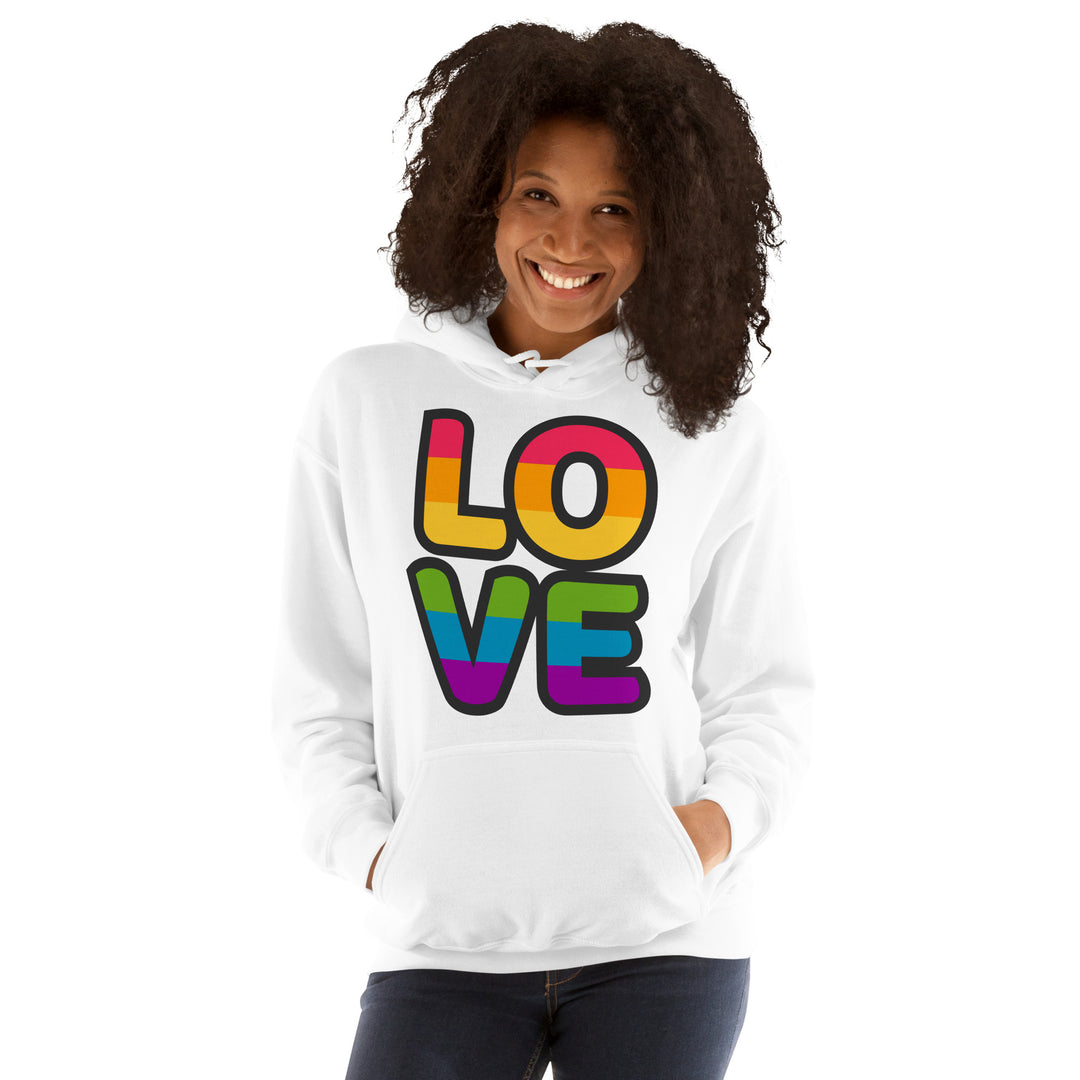 Love Pop Art Hoodie Hoodies The Rainbow Stores