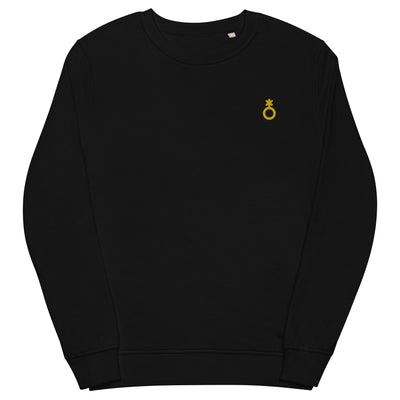 Non-Binary Embroidered Symbol Organic Sweatshirt Sweatshirts SOL's The Rainbow Stores