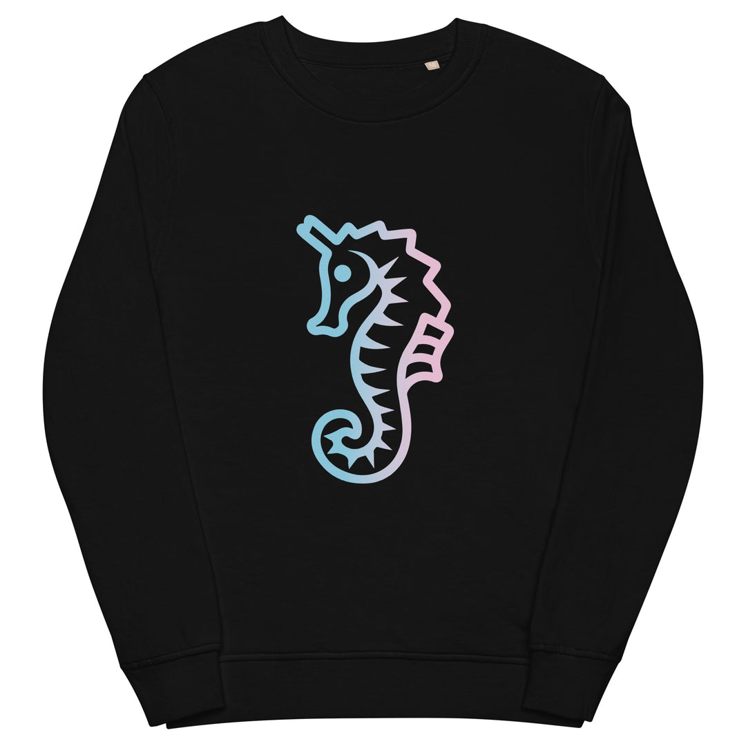 Trans Dad Seahorse Organic Sweatshirt The Rainbow Stores