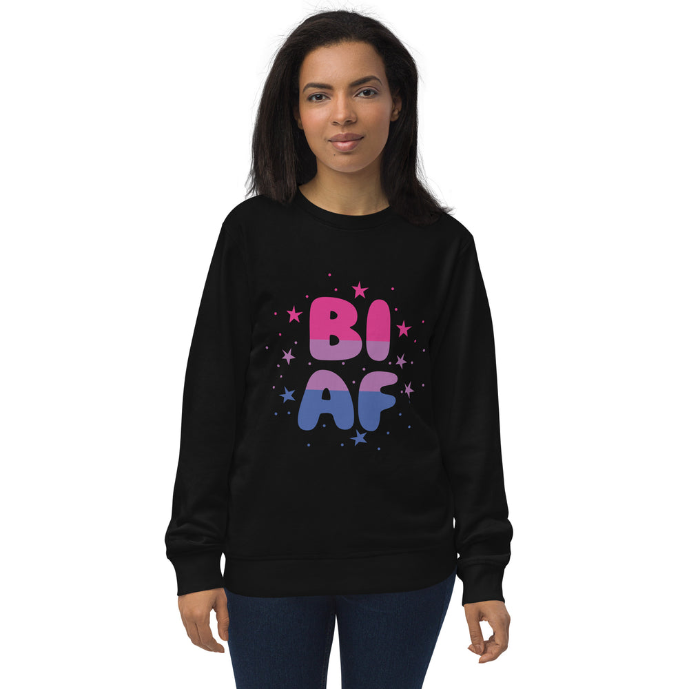 Bi AF Organic Sweatshirt Sweatshirts SOL's The Rainbow Stores
