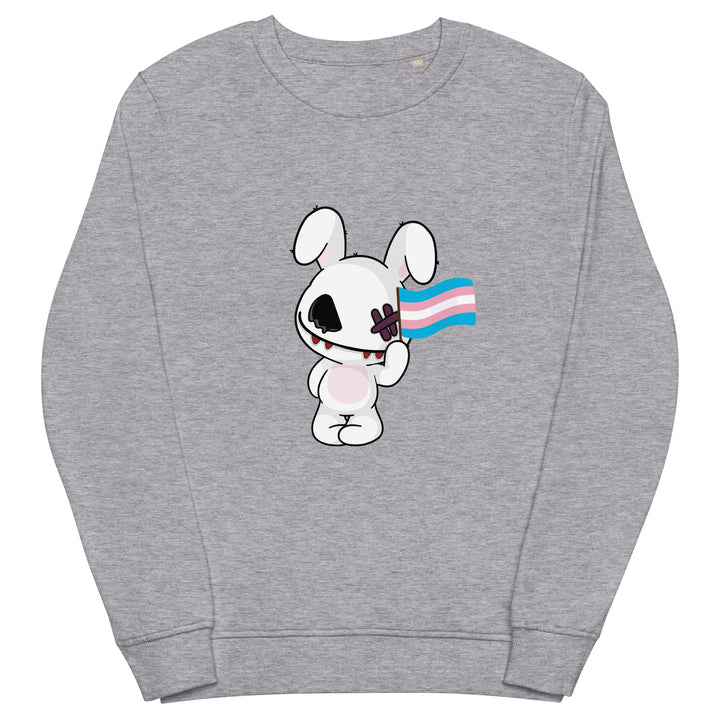 Deadly Bunny Trans Sweatshirt Sweatshirts SOL's The Rainbow Stores
