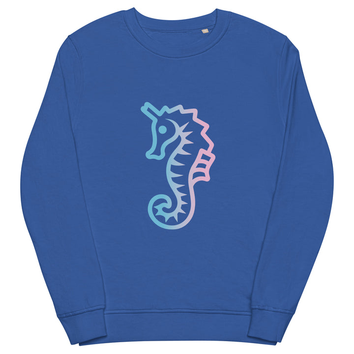 Trans Dad Seahorse Organic Sweatshirt The Rainbow Stores