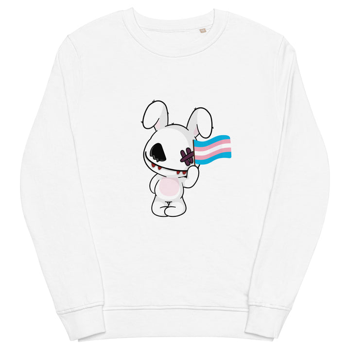Deadly Bunny Trans Sweatshirt Sweatshirts SOL's The Rainbow Stores